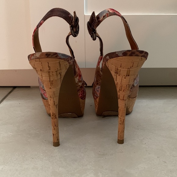 Guess Floral Cork platform heels - Picture 7 of 8